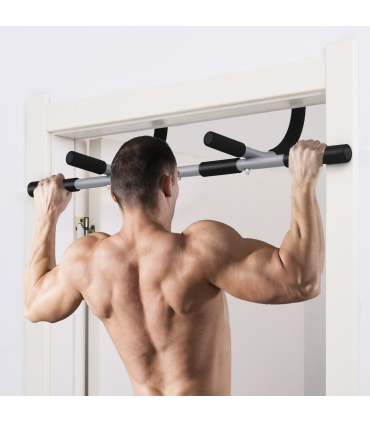 Indoor Fitness Door Horizontal Bar Pull-ups Home Gym Upper Body Workout HOMCOM