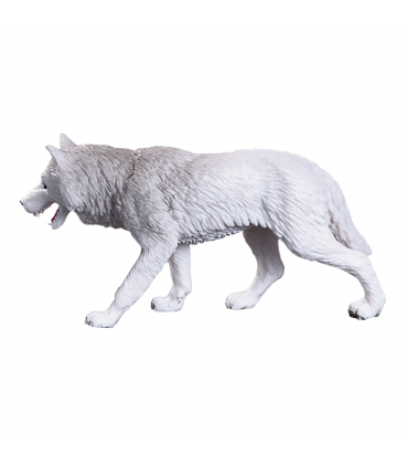 Arctic Wolf Toy  Realistic Wildlife Animal Figure