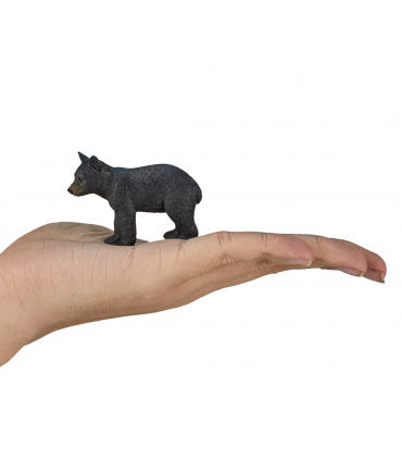 American Black Bear Cub Toy  Realistic Wildlife Model