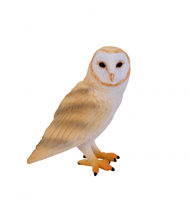 Barn Owl Toy  Realistic Nocturnal Bird Figurine