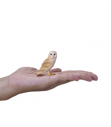 Barn Owl Toy  Realistic Nocturnal Bird Figurine