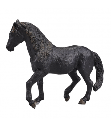 Andalusian Black Horse Toy  Realistic Equestrian Model