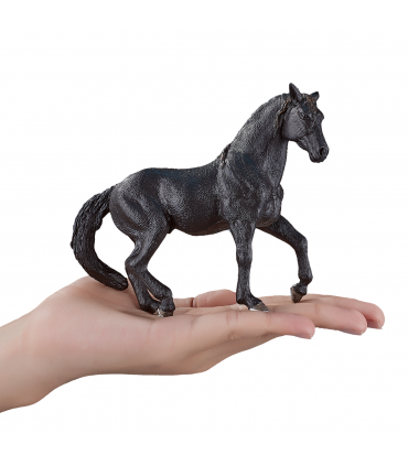 Andalusian Black Horse Toy  Realistic Equestrian Model