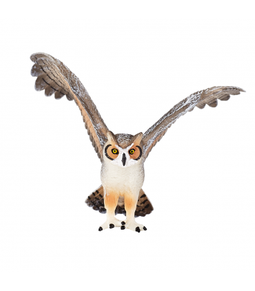 Great Horned Owl Toy  Realistic Bird of Prey Model