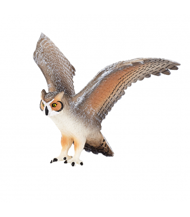 Great Horned Owl Toy  Realistic Bird of Prey Model
