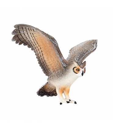 Great Horned Owl Toy  Realistic Bird of Prey Model