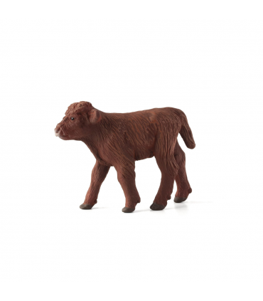 Highland Calf Toy  Realistic Farm Animal Figurine