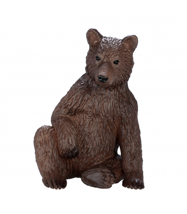 Grizzly Bear Cub Toy  Realistic Wildlife Animal Model