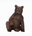 Grizzly Bear Cub Toy  Realistic Wildlife Animal Model