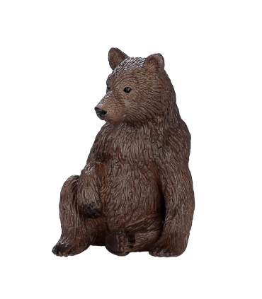 Grizzly Bear Cub Toy  Realistic Wildlife Animal Model