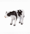 Holstein Calf Standing Toy  Realistic Farm Animal Figurine
