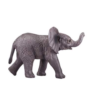 African Elephant Calf Toy  Realistic Wildlife Figurine