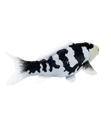 Koi Carp Shiro Utsuri Toy  Realistic Fish Figurine