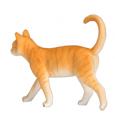Ginger Tabby Cat Toy  Realistic Pet Figurine