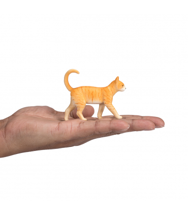 Ginger Tabby Cat Toy  Realistic Pet Figurine