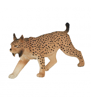 Iberian Lynx Toy  Realistic Wildlife Animal Figurine