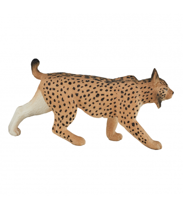 Iberian Lynx Toy  Realistic Wildlife Animal Figurine