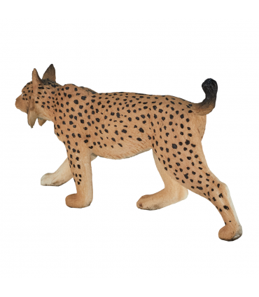 Iberian Lynx Toy  Realistic Wildlife Animal Figurine