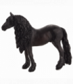 Friesian Gelding Horse Toy  Realistic Equestrian Figurine