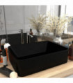 vidaXL Luxury Wash Basin Matt Black 41x30x12 cm Ceramic