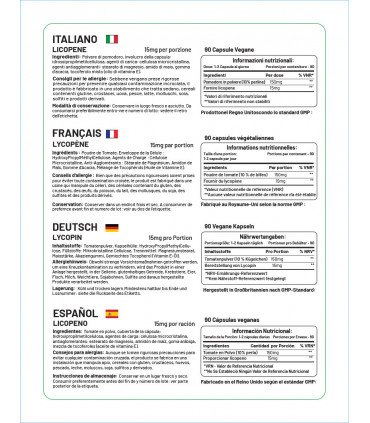 Lycopene 15mg 90 Capsules by Prowise Healthcare