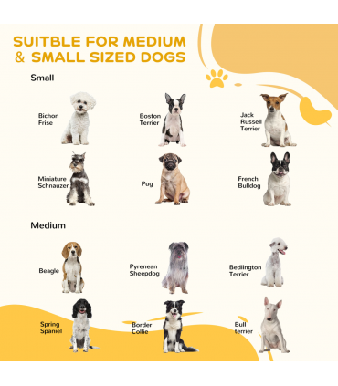 MDF Dog Gate Step over Panel Fence Expandable Folding w/Latch Support Feet Brown