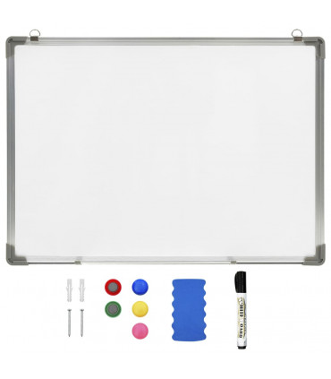 Magnetic Dry-erase Whiteboard White 90x60 cm Steel