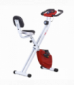 Magnetic Resistance Exercise Bike Foldable LCD Adjustable Seat Red HOMCOM