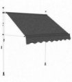 Manual Retractable Awning 150 cm Anthracite