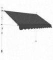 Manual Retractable Awning 300 cm Anthracite