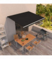 Manual Retractable Awning 400x350 cm Anthracite