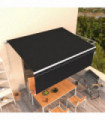 Manual Retractable Awning with Blind 4x3m Anthracite