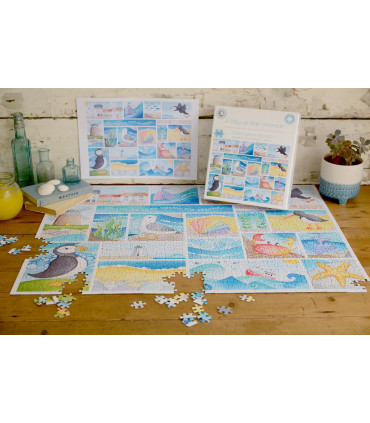 A Day at the Seaside 1000 Piece Jigsaw Puzzle