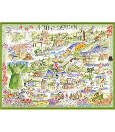 In the Garden - Tim Bulmer 1000 Piece Jigsaw Puzzle