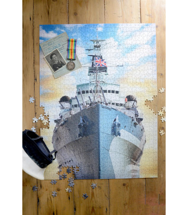 Imperial War Museum HMS Belfast 1000 Piece Jigsaw Puzzle