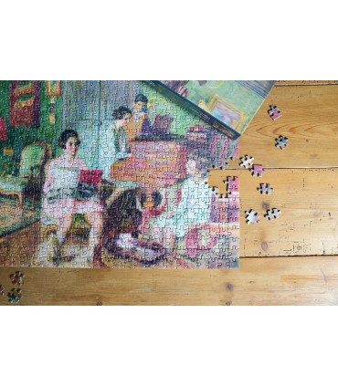 Madame Andre Wormser and her Children - National Gallery 1000 Piece Jigsaw Puzzle