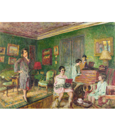 Madame Andre Wormser and her Children - National Gallery 1000 Piece Jigsaw Puzzle
