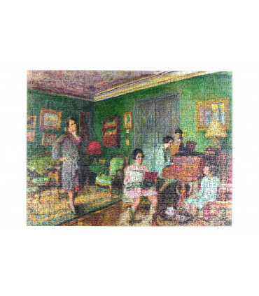 Madame Andre Wormser and her Children - National Gallery 1000 Piece Jigsaw Puzzle