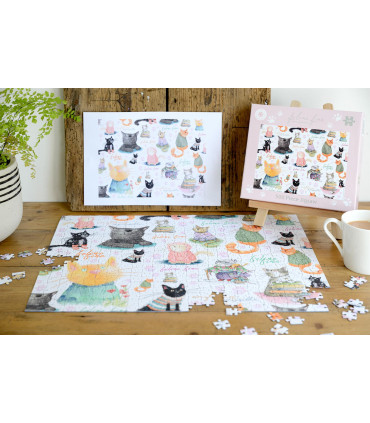 Feline Fine 500 Piece Jigsaw Puzzle