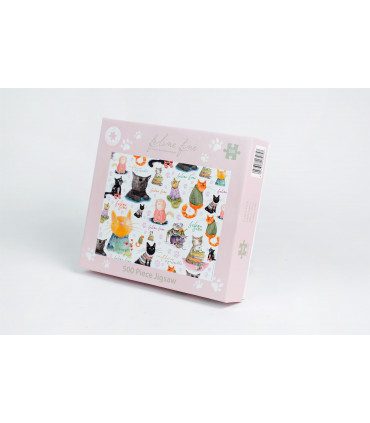 Feline Fine 500 Piece Jigsaw Puzzle
