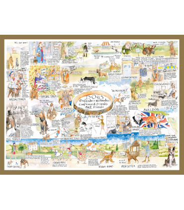 Dogs - Tim Bulmer 1000 piece jigsaw puzzle