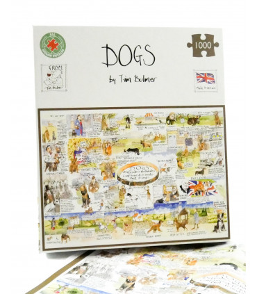 Dogs - Tim Bulmer 1000 piece jigsaw puzzle