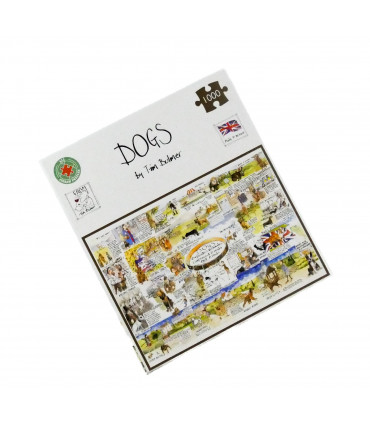 Dogs - Tim Bulmer 1000 piece jigsaw puzzle