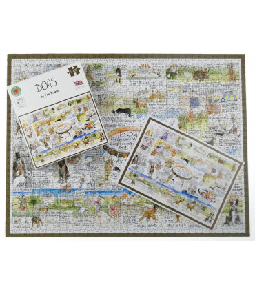 Dogs - Tim Bulmer 1000 piece jigsaw puzzle