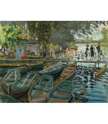 Bathers at La Grenouillere - National Gallery 1000 Piece Jigsaw Puzzle