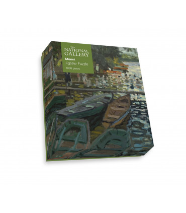 Bathers at La Grenouillere - National Gallery 1000 Piece Jigsaw Puzzle