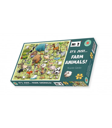 It's Just...Farm Animals, Ricardo Galvao, 1000 Piece Jigsaw Puzzle