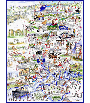 Hampshire - Tim Bulmer 1000 piece Jigsaw