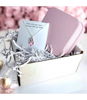 Ballet Shoes Necklace & Jewellery Box Gift Hamper | Girls Birthday | Gift For A Dancer | Dance Gifts | Girls Christmas Present | Gifts UK