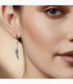 Angel Feather Drop Earrings - Thinking Of You Gift